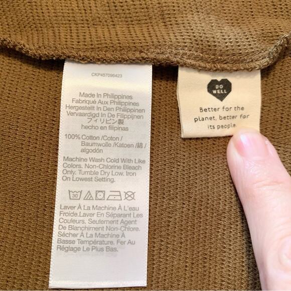 MADEWELL Womens Vintage Dress Sz Small Texture & Thread Crepe Balloon-Sleeve - Picture 3 of 11